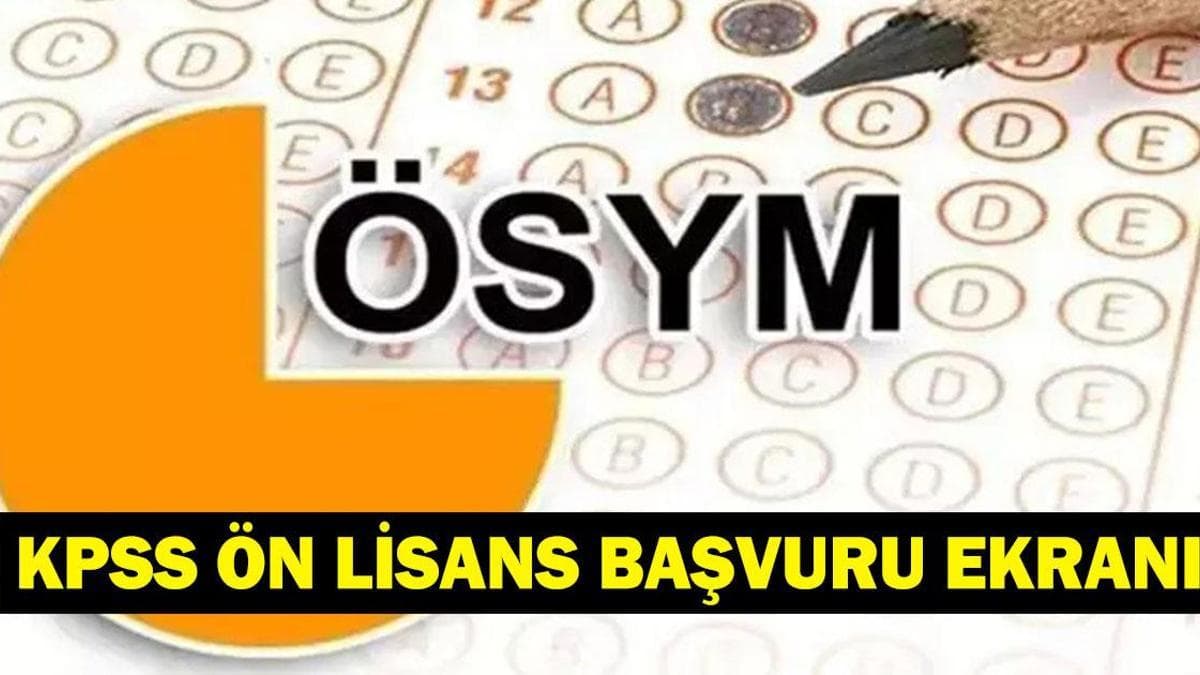 2026 KPSS ÖN LİSANS BAŞVURU: KPSS Ön Lisans Başvuruları Başladı Mı, Ne Zaman Başlayacak? 2026 ÖSYM Takvimi