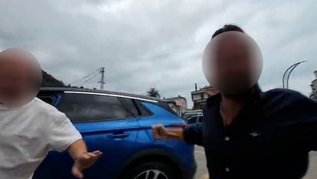 Otomobilden inip bisikletliye saldıranlara 360 bin lira ceza kesildi