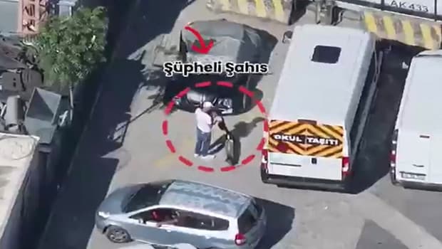 Filmleri aratmayan kaçış havadan bitti: Skuterle kaçan 54 suç kayıtlı firari dron takibiyle yakalandı