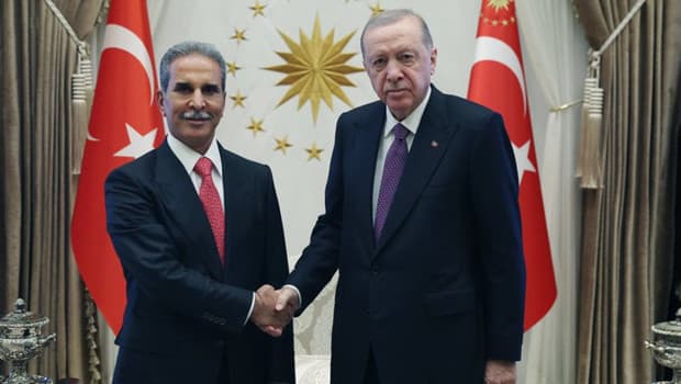 Cumhurbaşkanı Erdoğan, Irak Yüksek Yargı Konseyi Başkanı Zeydan ile görüştü