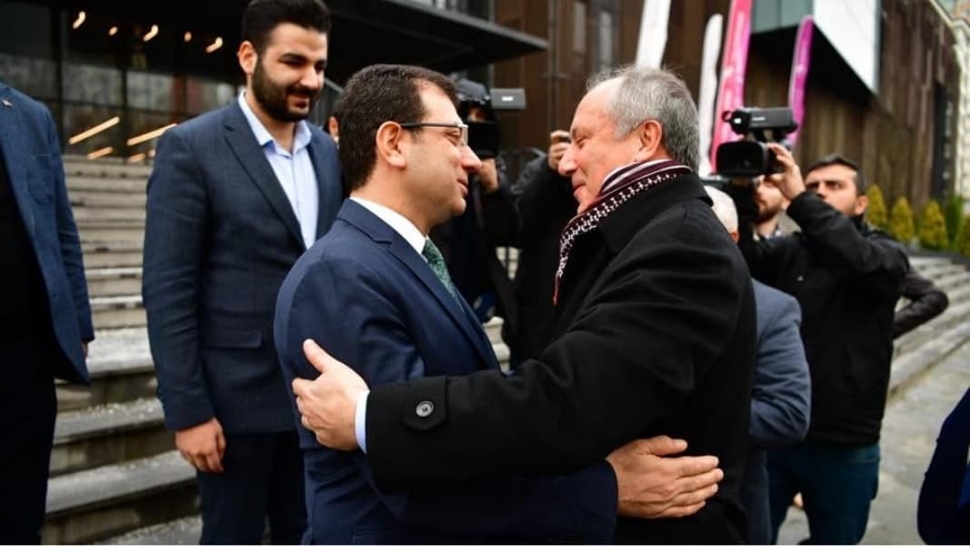 Muharrem İnce'den İmamoğlu'na ziyaret